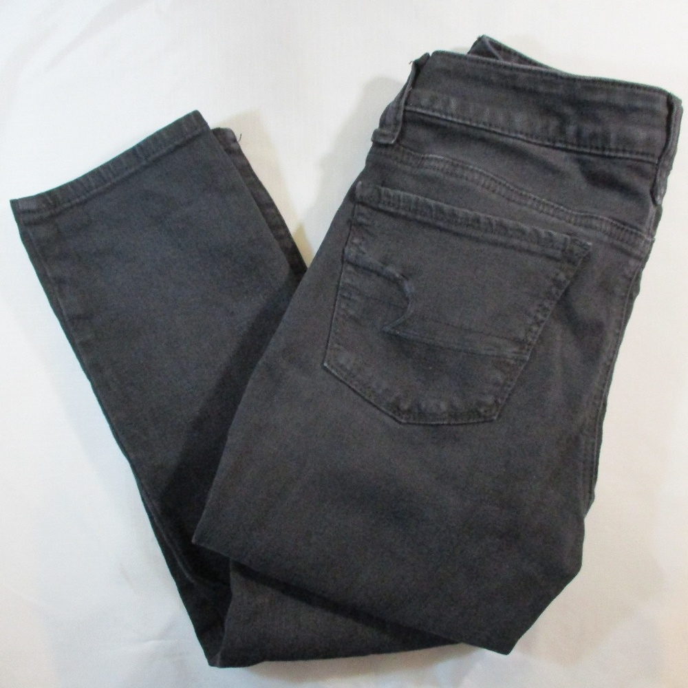 American Eagle Black Super Stretch Skinny Jean 2